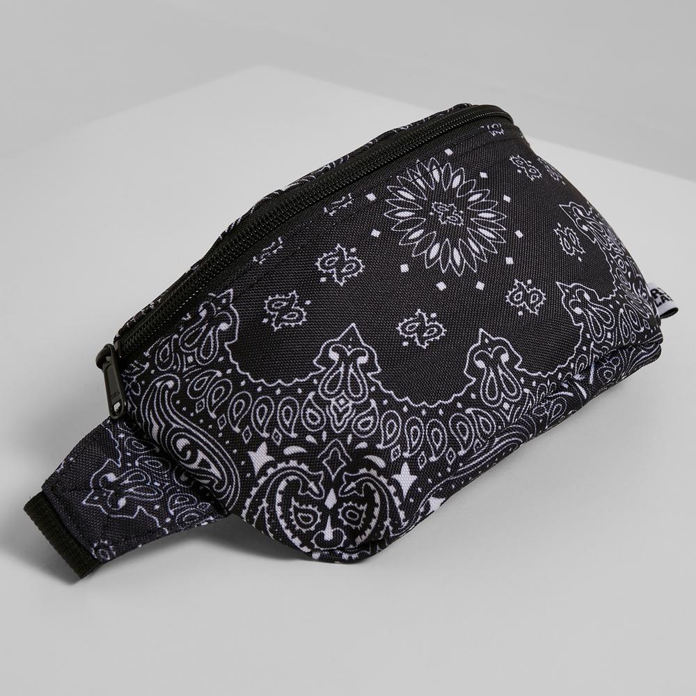 Urban Classics Bandana Print Hip bag black - Shop-Tetuan