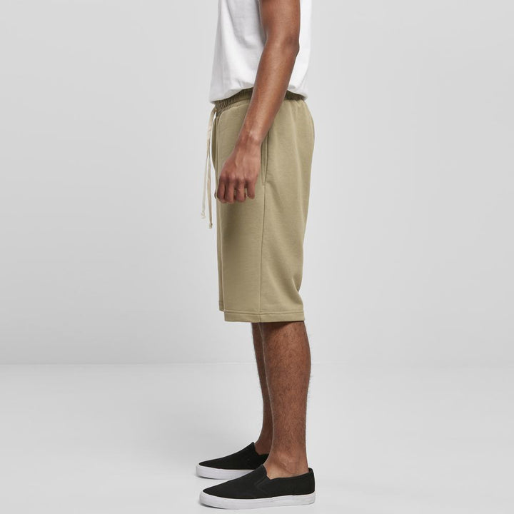 Urban Classics Low Crotch Sweatshorts khaki - Shop-Tetuan