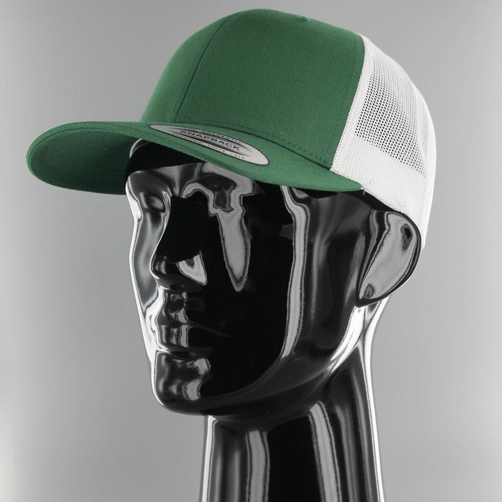 The Classics Yupoong Retro trucker 2-tone cap evergreen/white - Shop-Tetuan