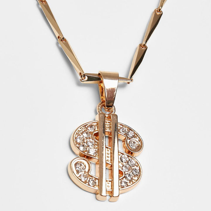 Urban Classics Small Dollar Necklace gold - Shop-Tetuan