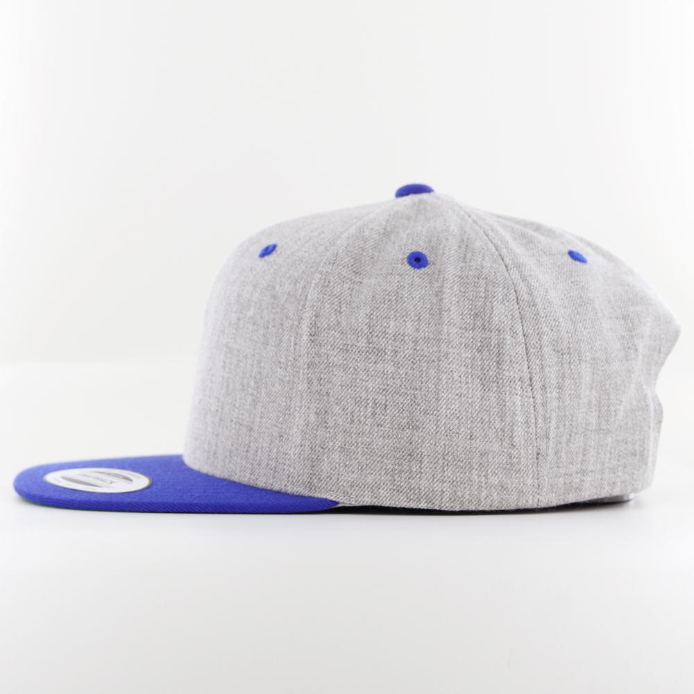 The Classics Yupoong snapback heather/royal - Shop-Tetuan