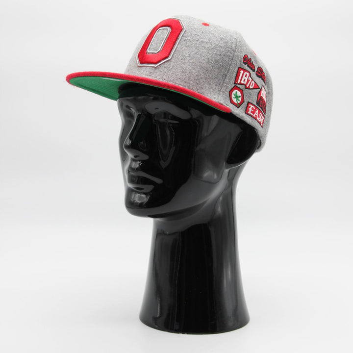 Mitchell & Ness Melton Patch snapback Ohio State grey - Shop-Tetuan