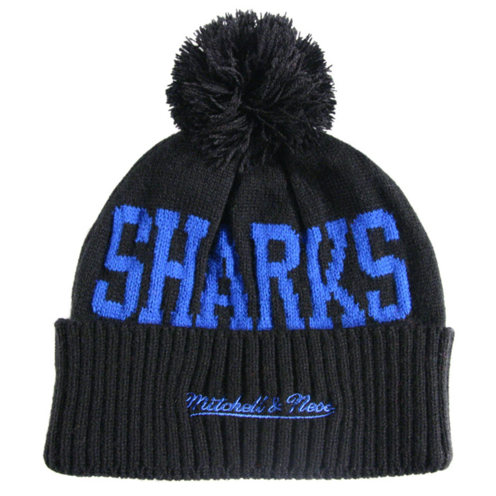 Mitchell & Ness Spikeneo beanie SJ Sharks black/blue - Shop-Tetuan