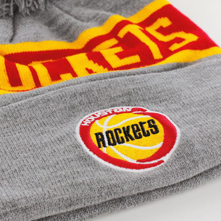 Mitchell & Ness Team Tone Knit beanie H Rockets grey/red - Shop-Tetuan