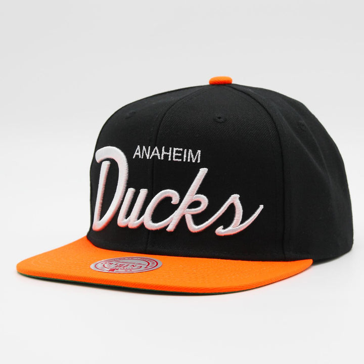 Mitchell & Ness NHL Vintage Script snapback A Ducks black - Shop-Tetuan