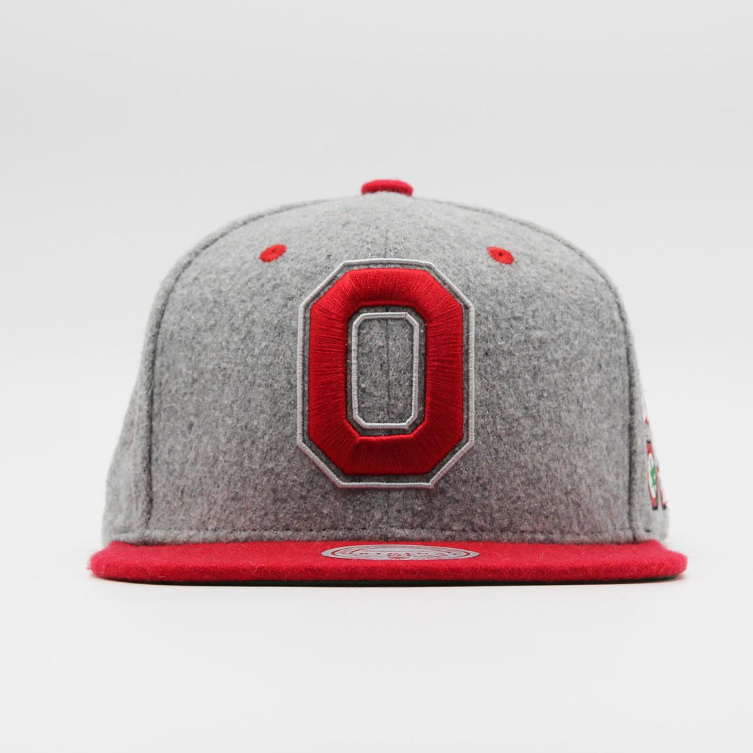 Mitchell & Ness Melton Patch snapback Ohio State grey - Shop-Tetuan