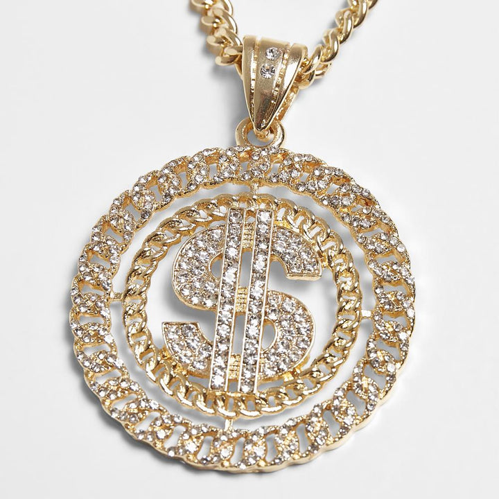 Urban Classics Dollar Diamond Necklace gold - Shop-Tetuan