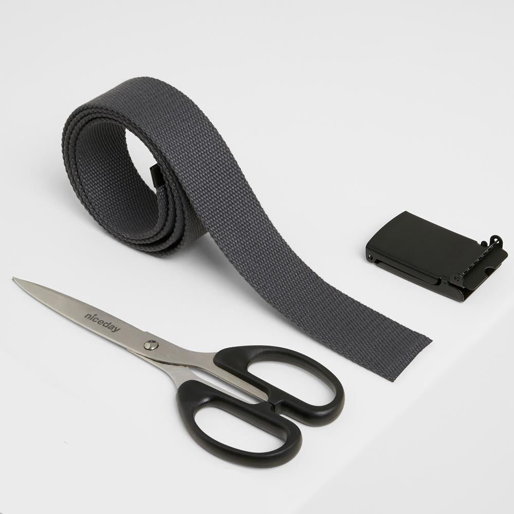 Urban Classics Canvas Belts charcoal/black - Shop-Tetuan