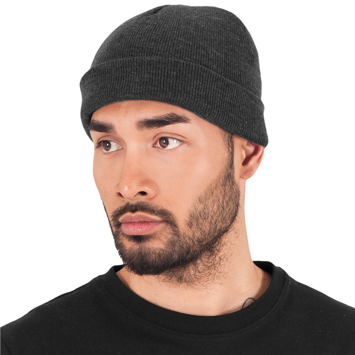 Yupoong heavyweight beanie charcoal - Shop-Tetuan