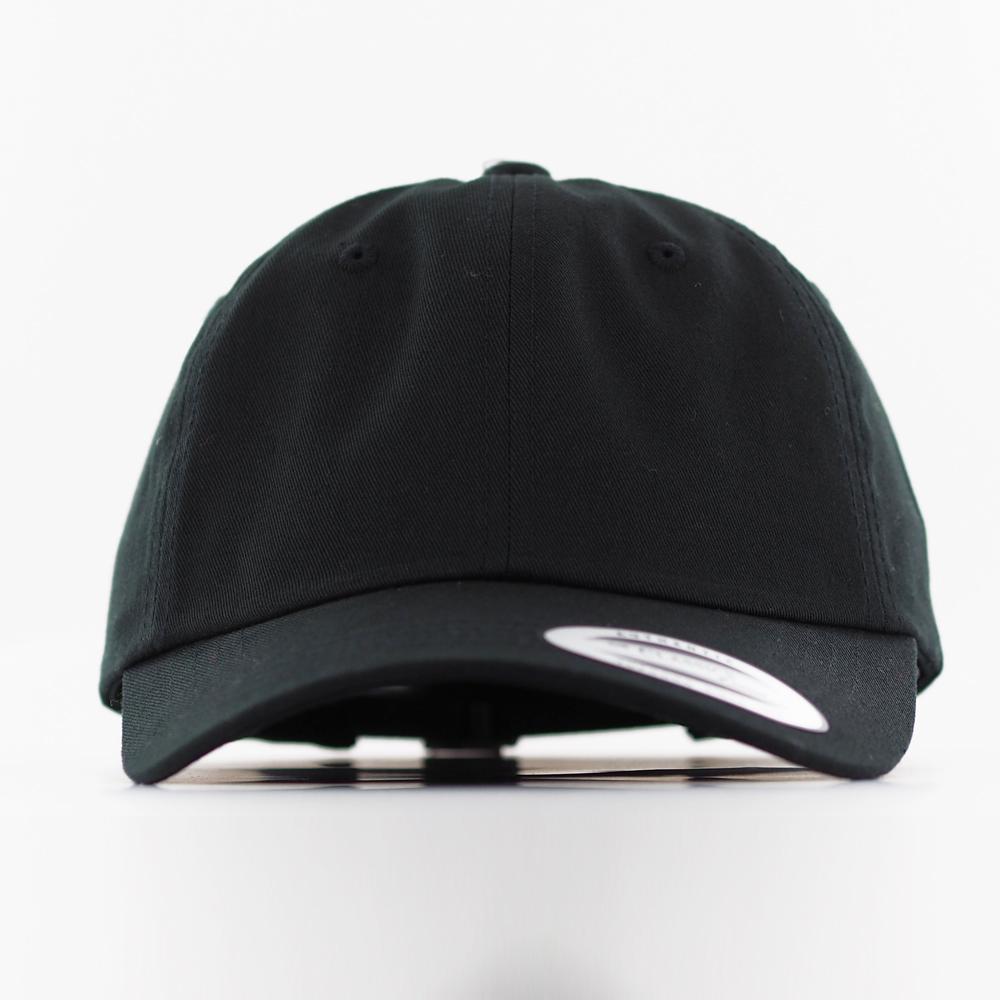 The Classics Yupoong low profile cotton twill cap black - Shop-Tetuan