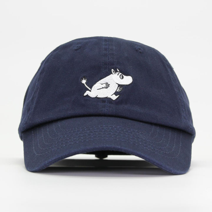 Moomin Muumipeikko Juoksee dad cap dark blue - Shop-Tetuan