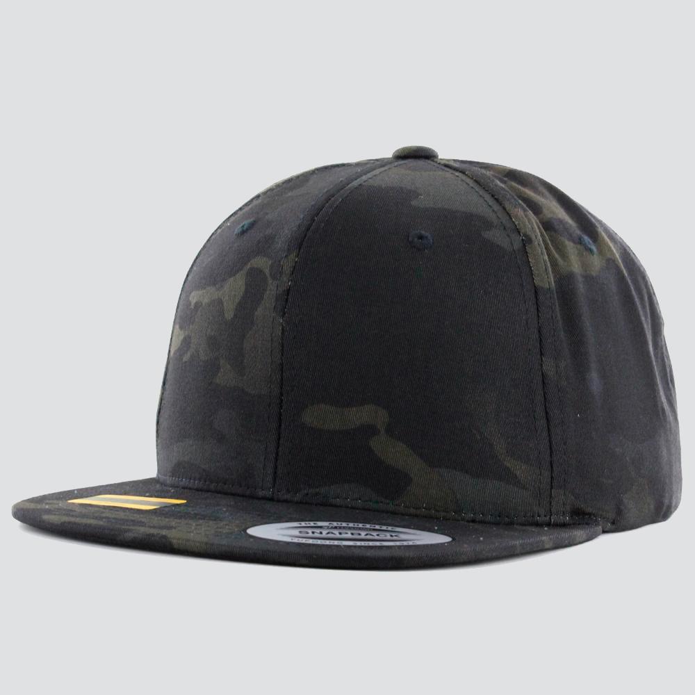 The Classics Yupoong snapback black multicam - Shop-Tetuan