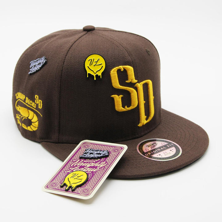 Naughty League San Diego Shrimp Dicks Icon Logo fitted brown - Shop-Tetuan