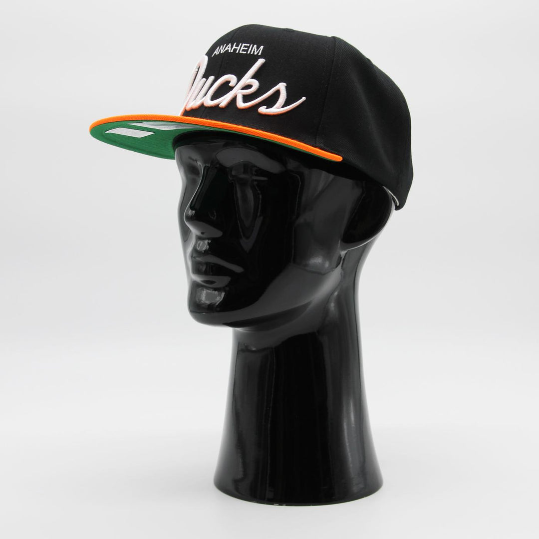 Mitchell & Ness NHL Vintage Script snapback A Ducks black - Shop-Tetuan