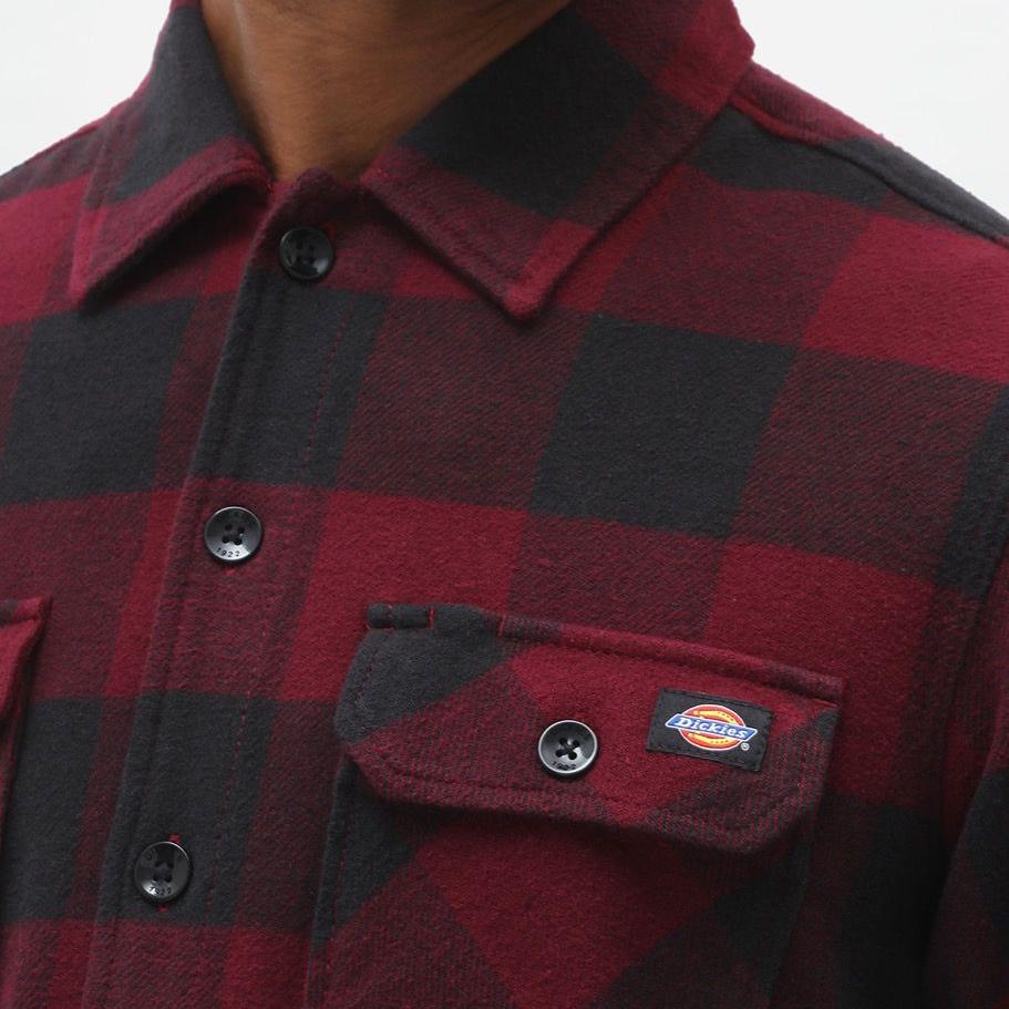 Dickies New Sacramento shirt maroon - Shop-Tetuan