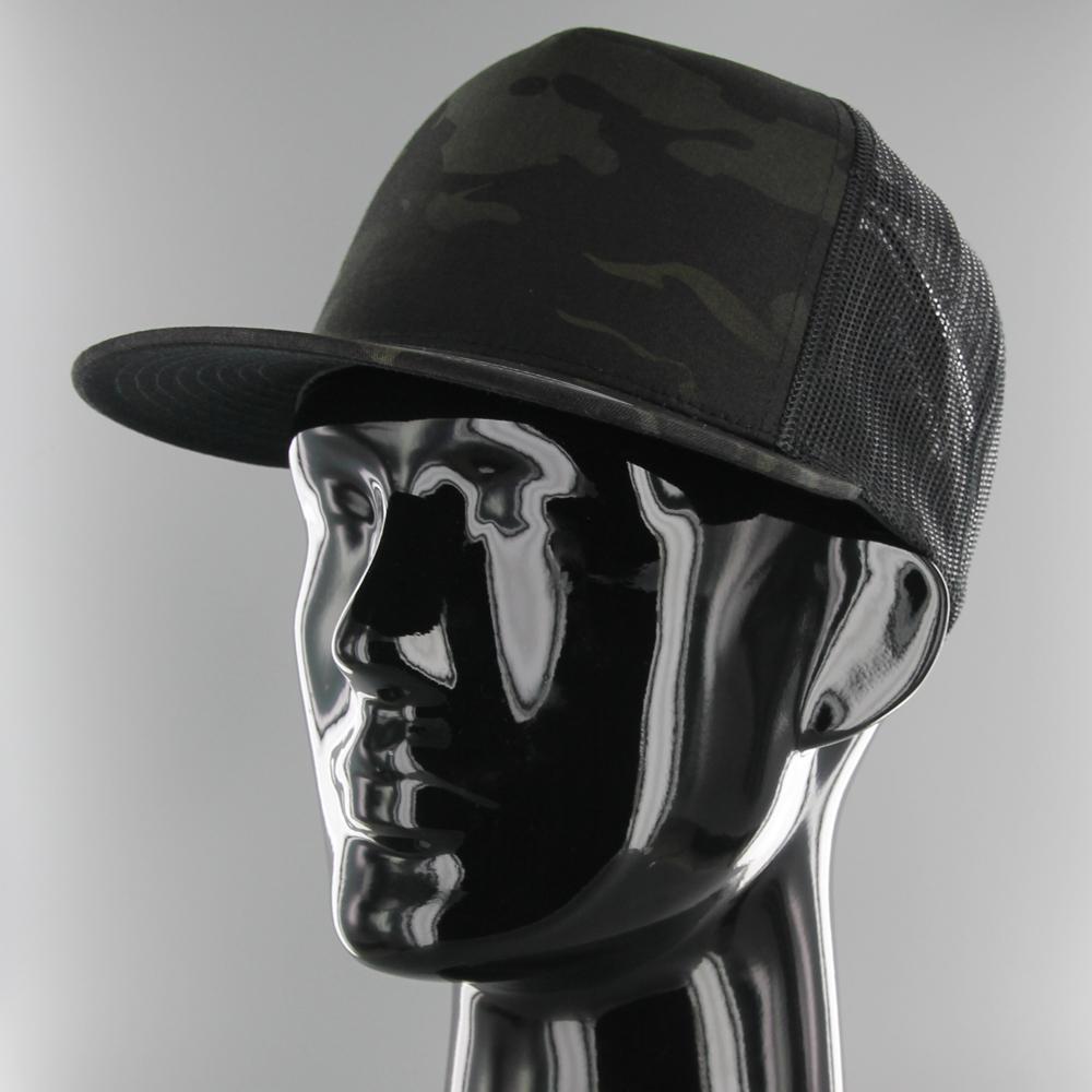 The Classics Yupoong Multicam Trucker Cap black - Shop-Tetuan