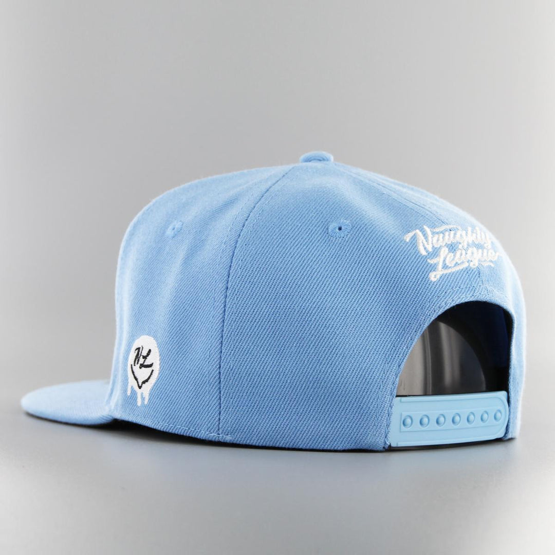 Naughty League Boston Beaver Hunters snapback baby blue - Shop-Tetuan