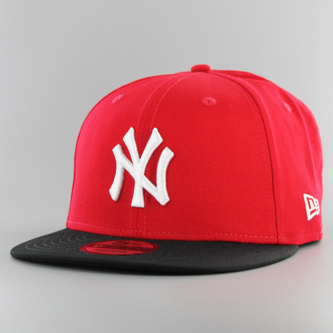 New Era MLB Cotton Block snapback NY Yankees sca/blk/wht - Shop-Tetuan