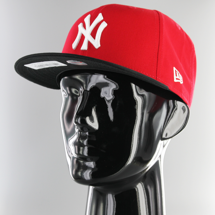 New Era MLB Cotton Block snapback NY Yankees sca/blk/wht - Shop-Tetuan