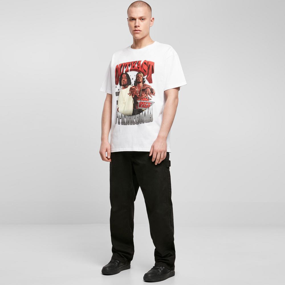 Mister Outkast Stankonia Oversize Tee white - Shop-Tetuan