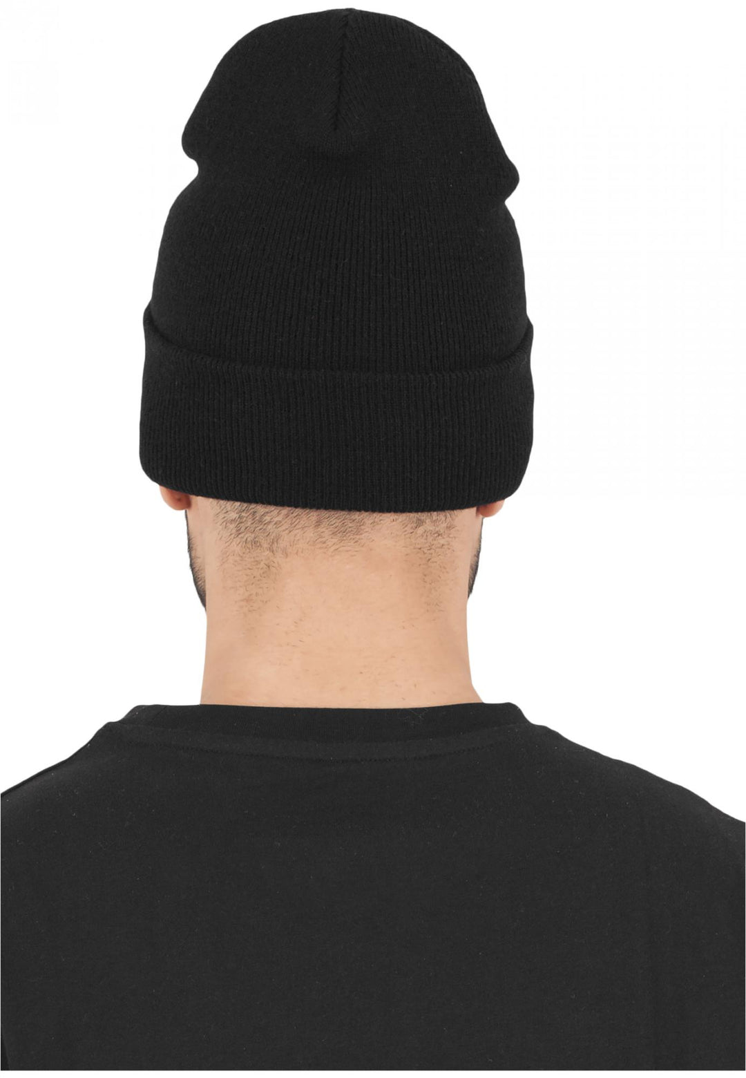 Yupoong heavyweight long beanie black - Shop-Tetuan