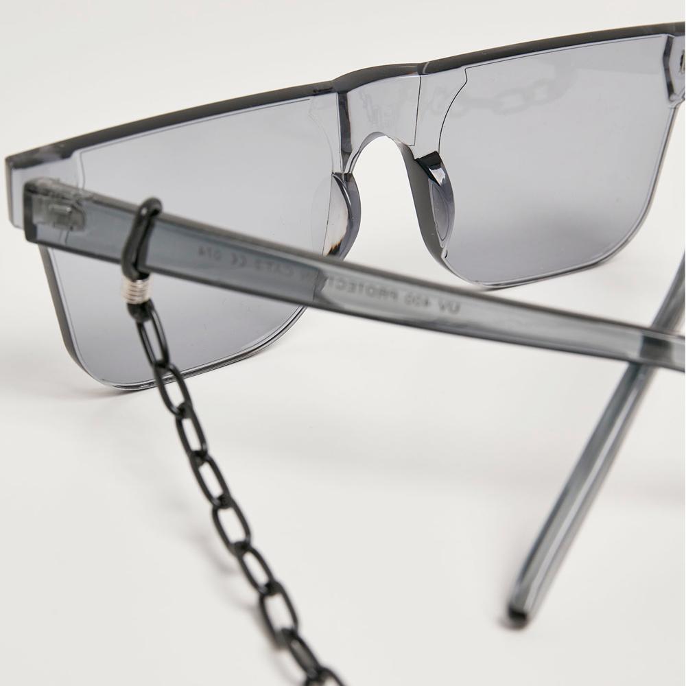 Urban Classics 105 Chain Sunglasses black transparent - Shop-Tetuan