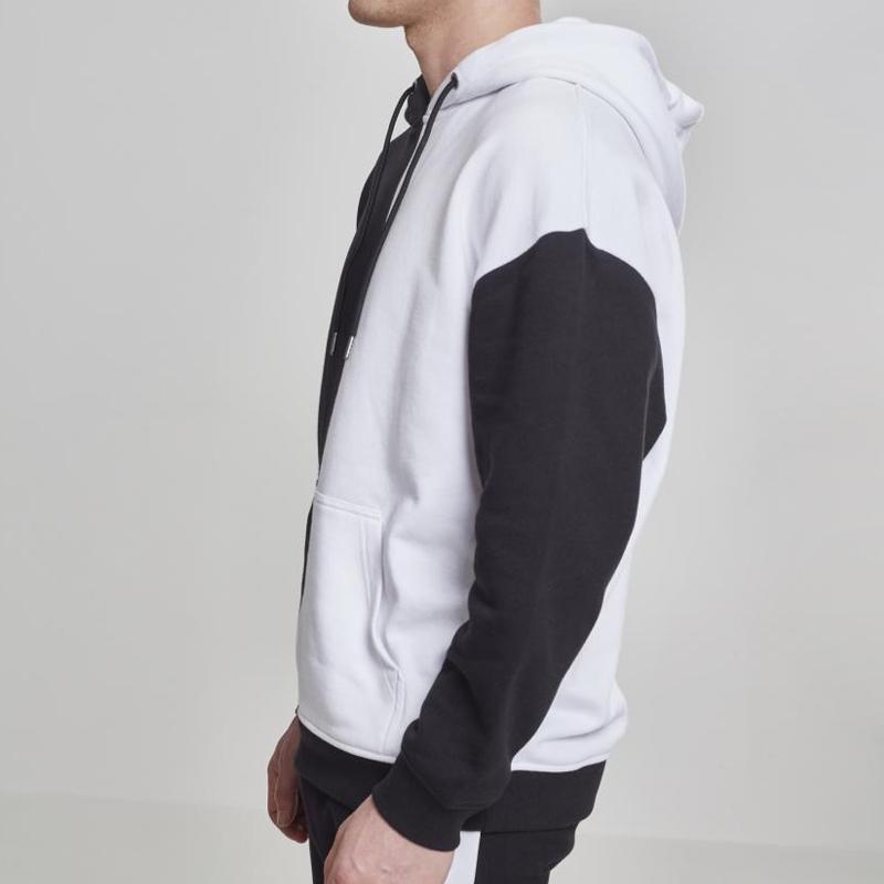 Urban Classics Oversized Harlequin Hoody blk/wht - Shop-Tetuan