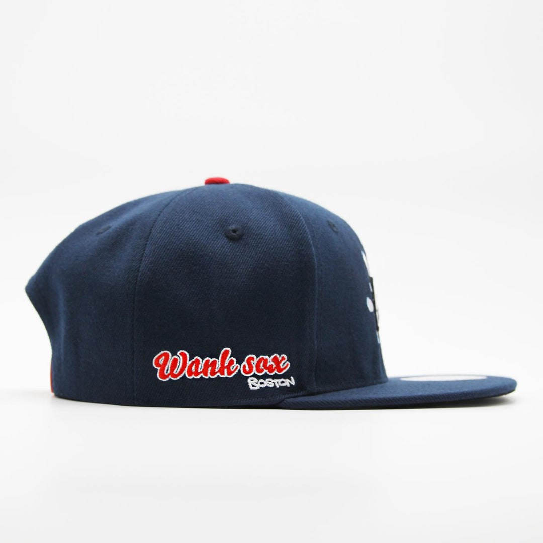 Naughty League Boston Wank Sox Splash Logo snapback navy - Shop-Tetuan