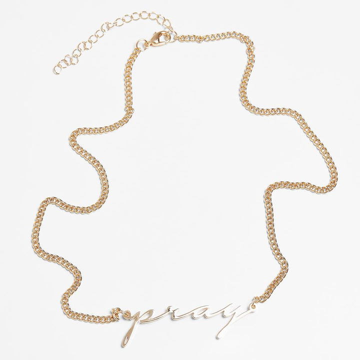 Mister Pray Necklace gold - Shop-Tetuan