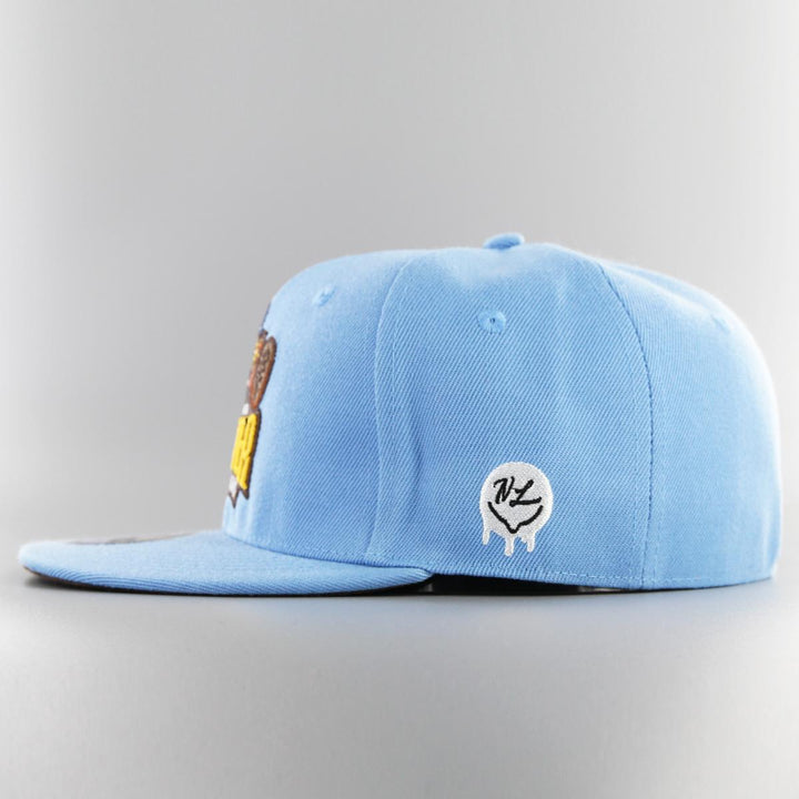 Naughty League Boston Beaver Hunters Fitted baby blue - Shop-Tetuan