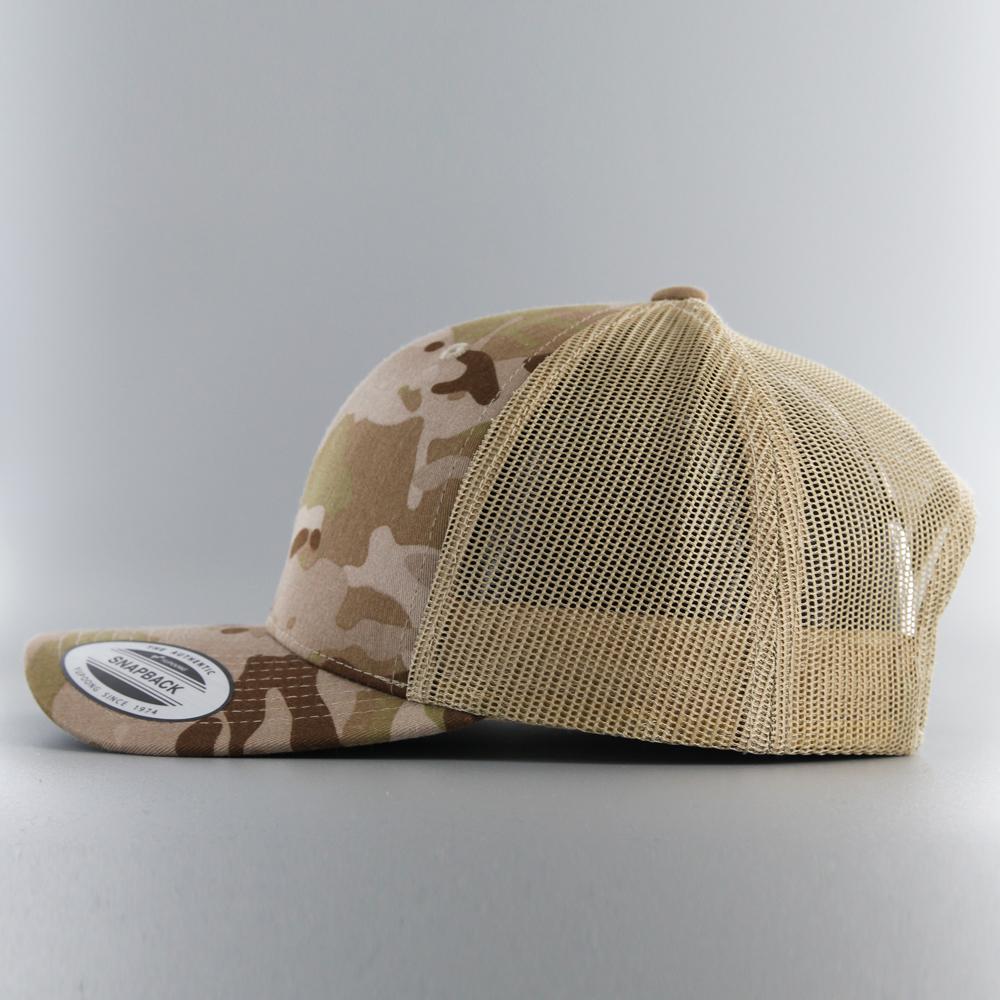 The Classics Yupoong Retro trucker cap multicam arid/tan - Shop-Tetuan