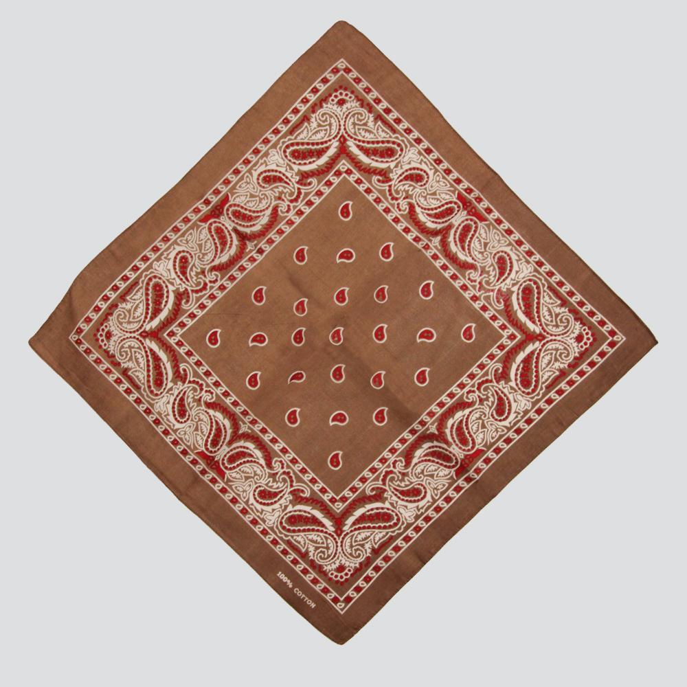 Bandana brown/red - Shop-Tetuan