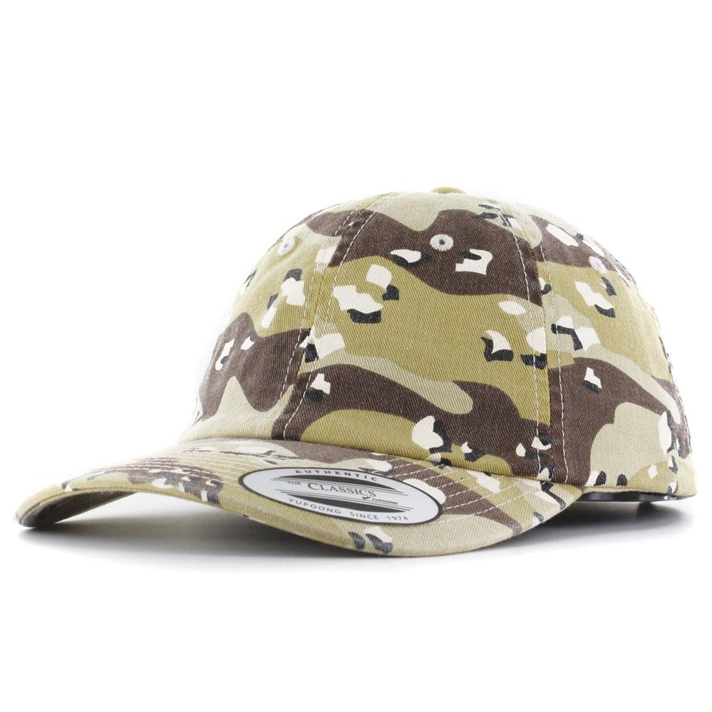 The Classics Yupoong low profile camo washed cap retro desert - Shop-Tetuan