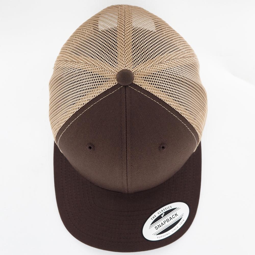 The Classics Yupoong Retro trucker 2-tone cap brn/khaki - Shop-Tetuan