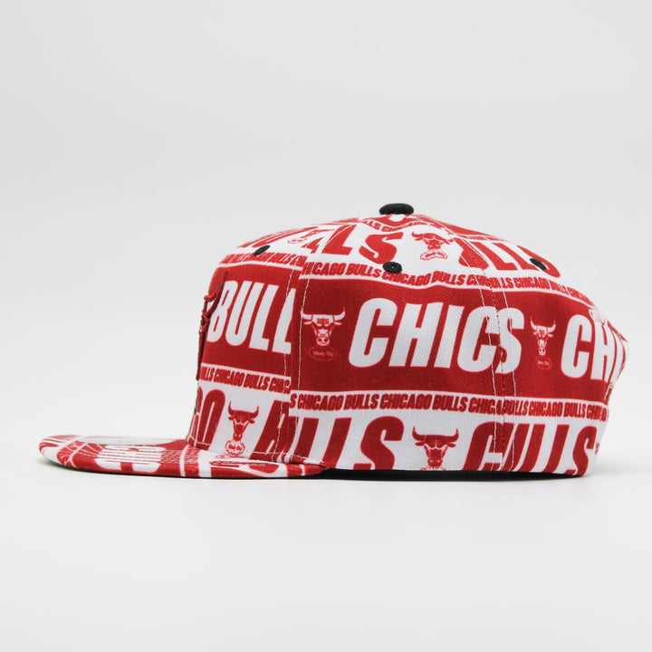 Mitchell & Ness NBA Meat Paper snapback HWC C Bulls maroon - Shop-Tetuan