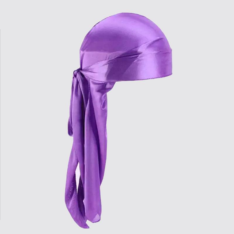 Silky Satin Du-Rag violet - Shop-Tetuan