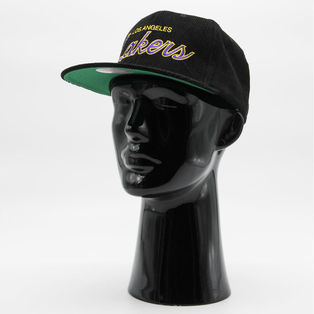 Mitchell & Ness NBA Cord Script snapback HWC LA Lakers black - Shop-Tetuan