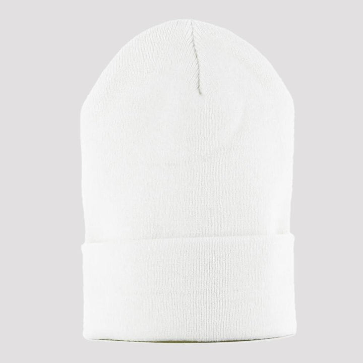 Yupoong heavyweight long beanie white - Shop-Tetuan