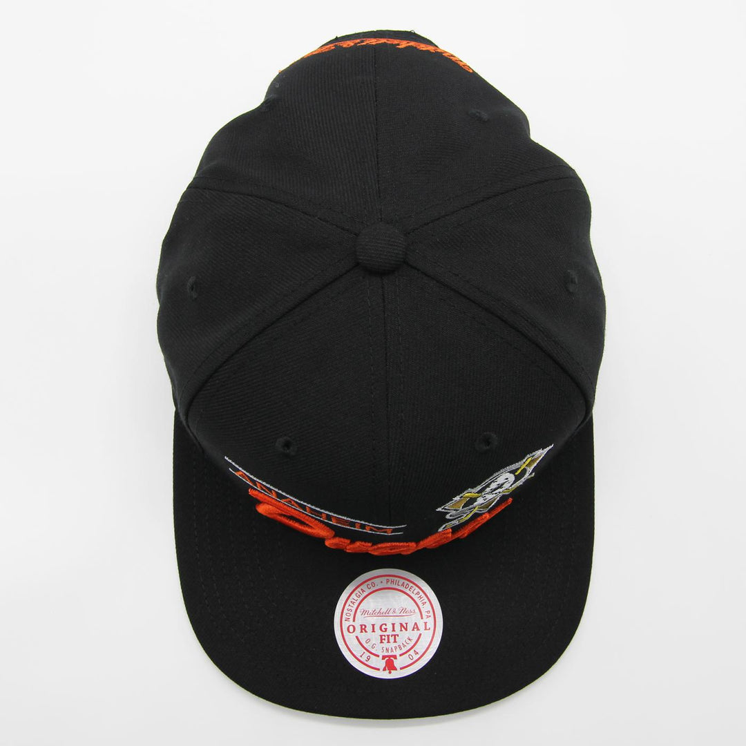 Mitchell & Ness NHL Retro Lock Up snapback A Ducks black - Shop-Tetuan