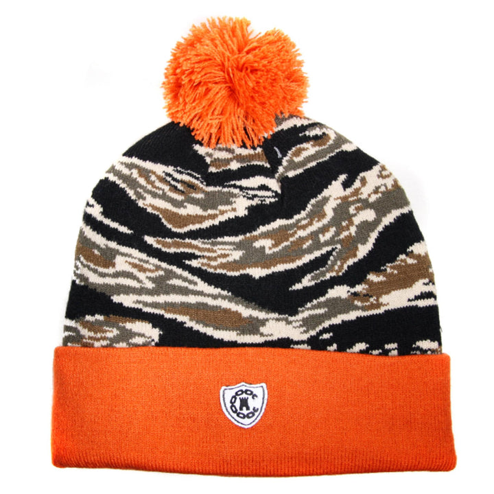 Crooks & Castles Cellegiate beanie tiger camo - Shop-Tetuan