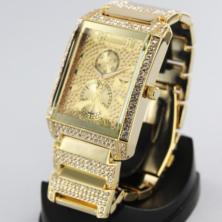 NY London Rectangular Watch gold - Shop-Tetuan