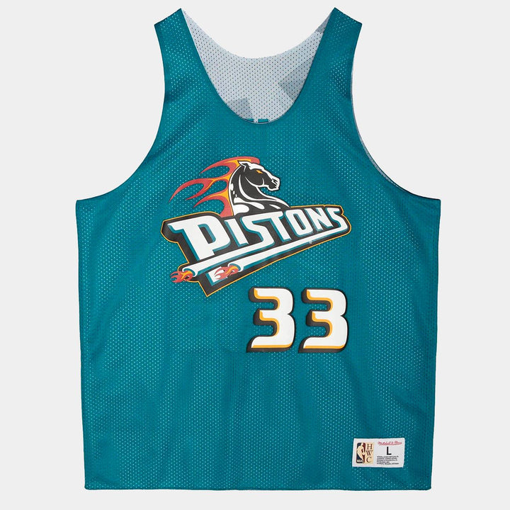 Mitchell & Ness Reversible Mesh Tank D Pistons teal - Shop-Tetuan