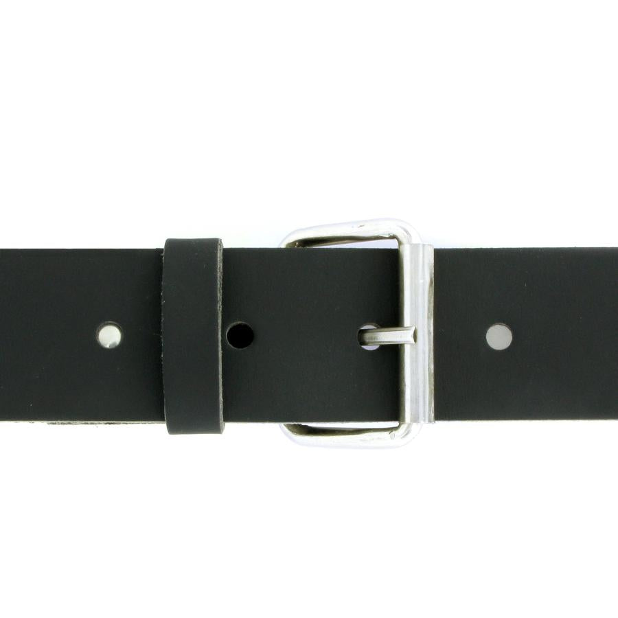 Pyramid Studded leather belt 2 row black - Shop-Tetuan