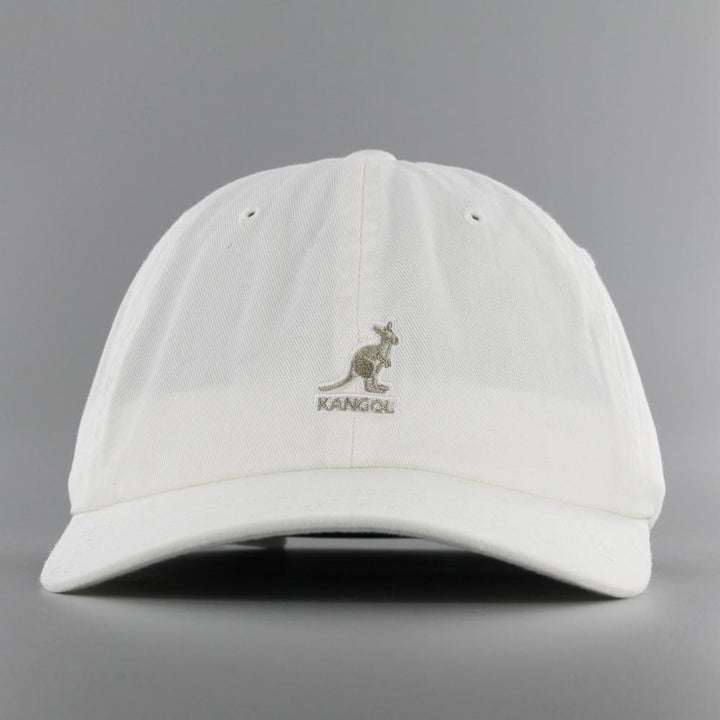 Kangol Washed Baseball cap white - Shop-Tetuan