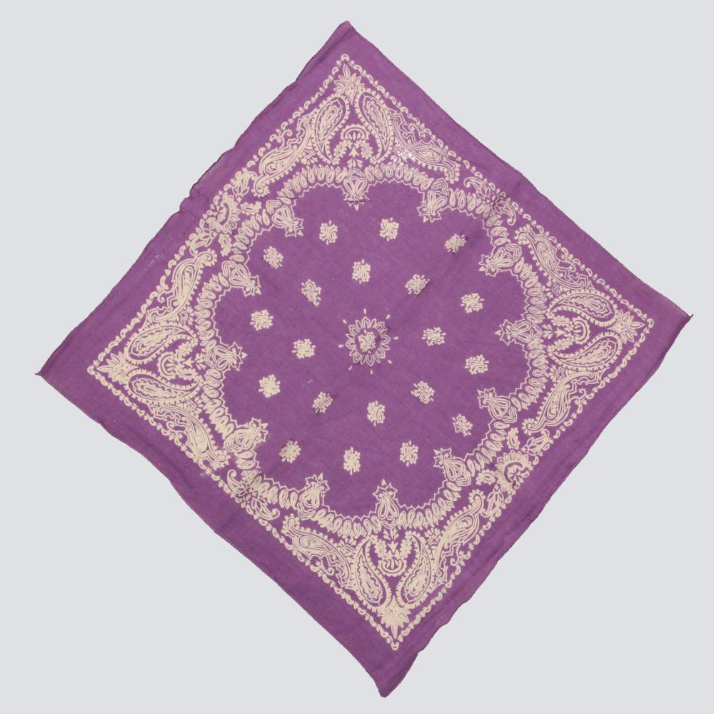 Bandana Vintage Paisley lilac - Shop-Tetuan