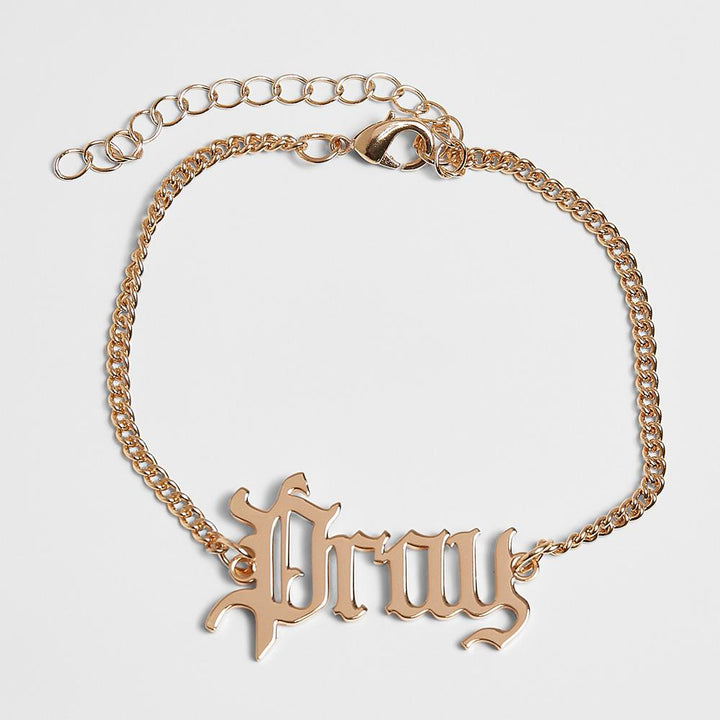 Mister Pray Chunky Bracelet gold - Shop-Tetuan