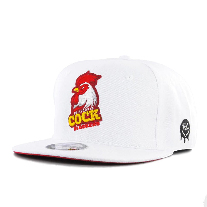 Naughty League California Cock Blocks snapback white - Shop-Tetuan