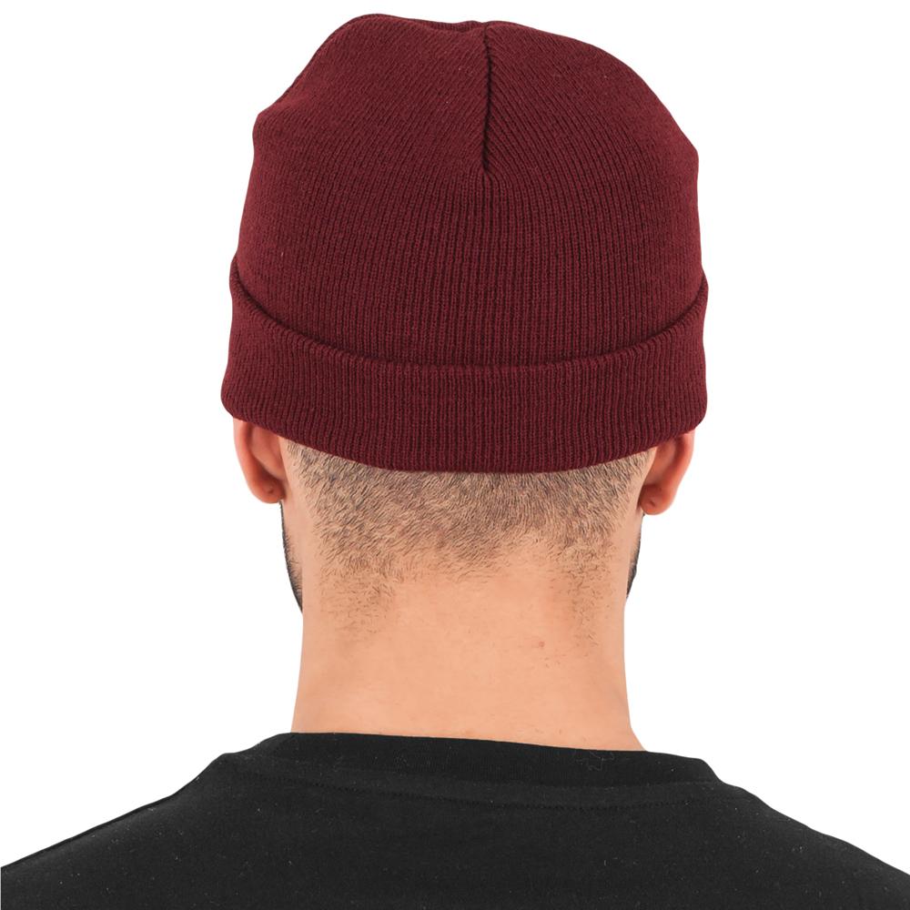 Yupoong heavyweight beanie maroon - Shop-Tetuan