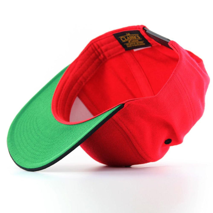 The Classics Yupoong snapback 2-tone red/blk - Shop-Tetuan