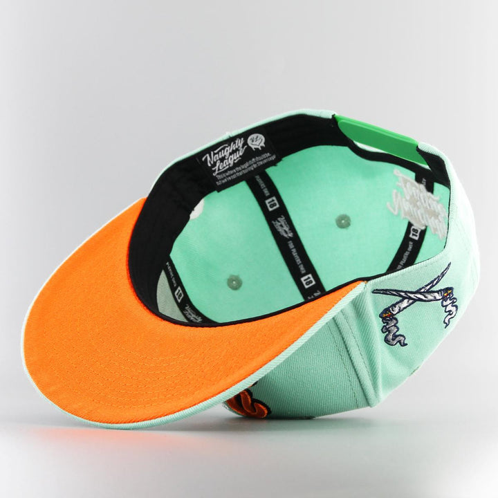 Naughty League Los Angeles Dope Heads snapback aqua - Shop-Tetuan